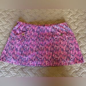 Lilly Pulitzer Pink Geometric Women's Skort